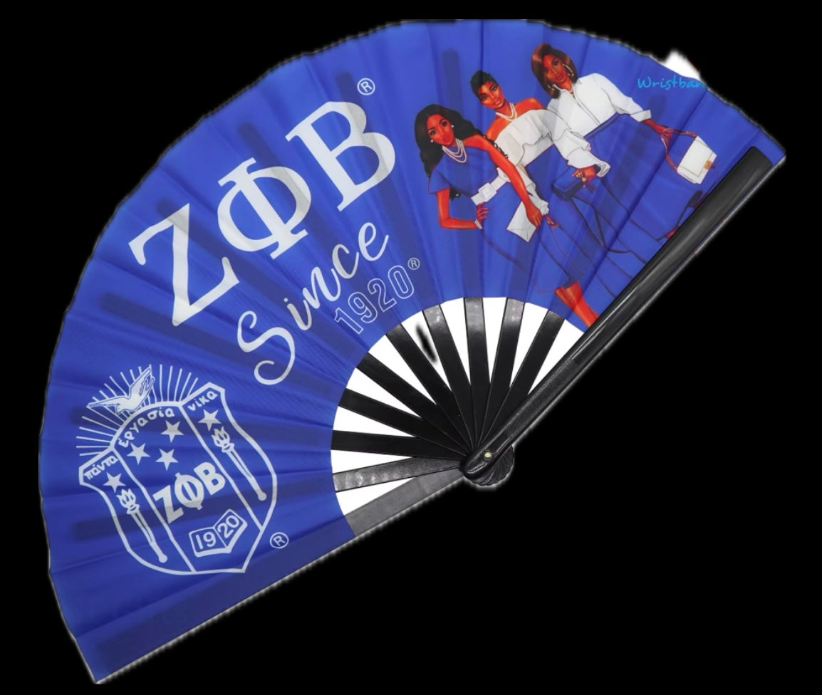 ZPB, Zeta Phi Beta, Handheld Clack Fan