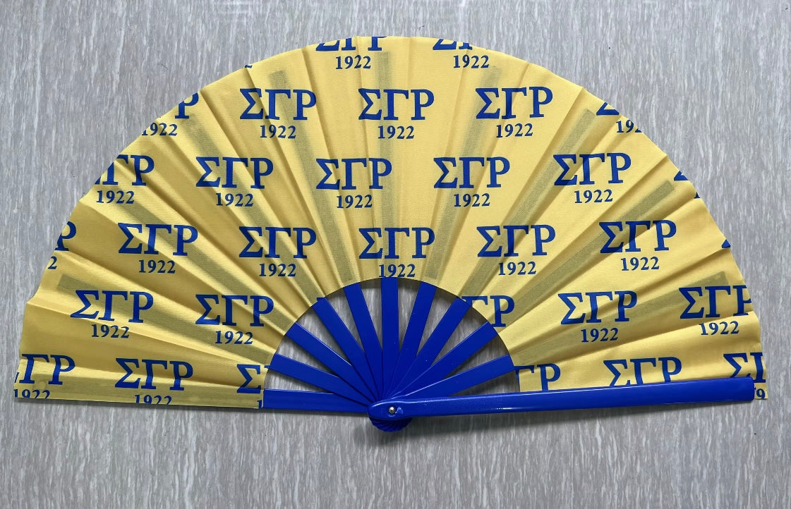 SGR, Sigma Gamma Rho Handheld Clack Fan