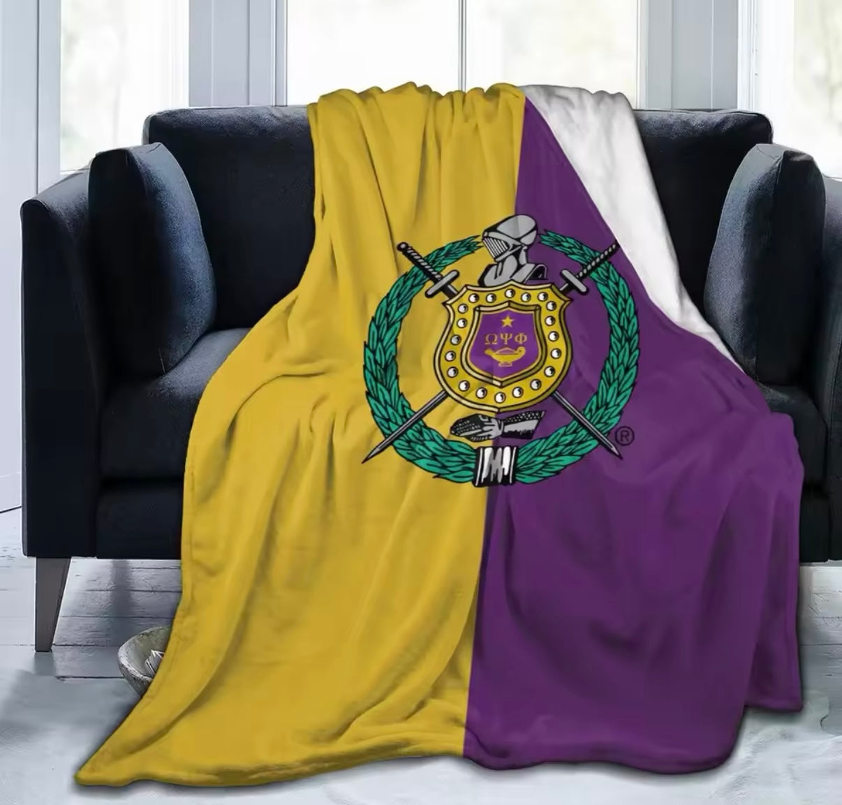 OPP, OMEGA PSI PHI Throw, SOLD OUT, PRE-ORDER NEW SHIPMENT COMING SOON