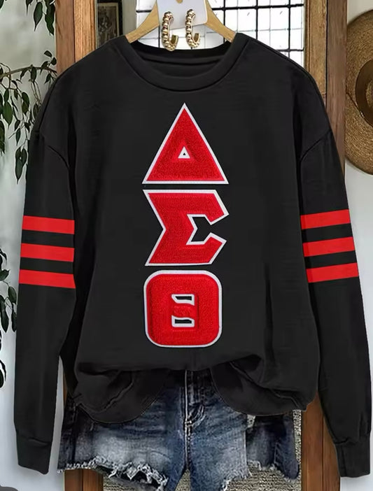 DST, Embroidered Sweatshirt