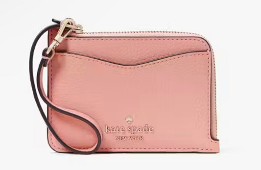 AKA Pink NEW, KATE SPADE Leila Small Cardholder Wristlet
