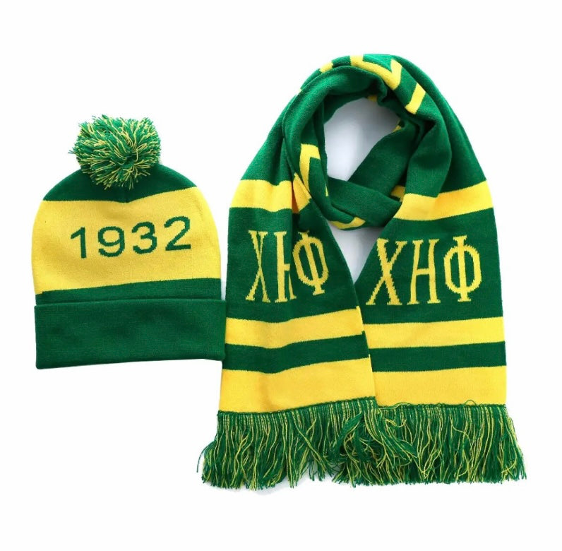 CEP, Chi Eta Phi,Scarf and Hat Set