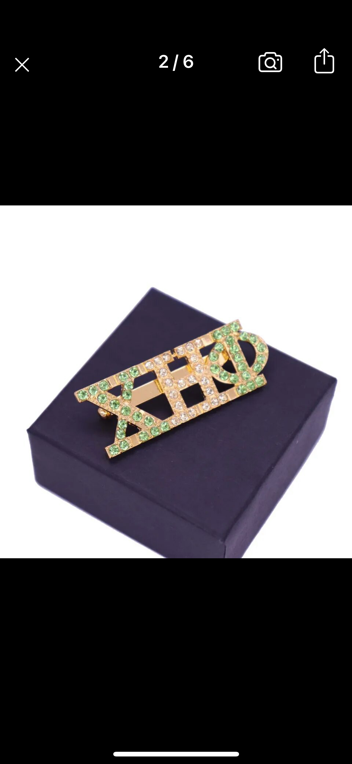 CEP, Chi Eta Phi, Pin with Keepsake Pouch