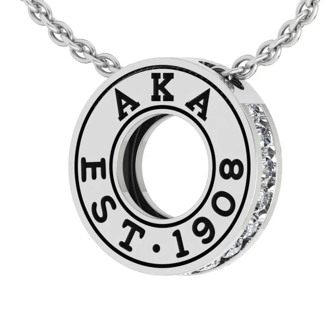 AKA 1908 Eternity Necklace with Keepsake Pouch