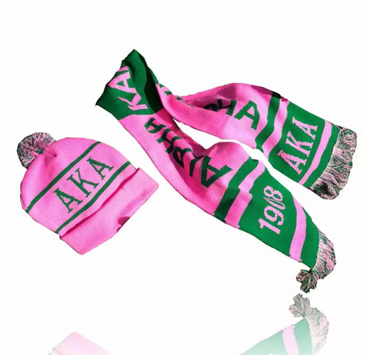AKA Scarf and Hat Set