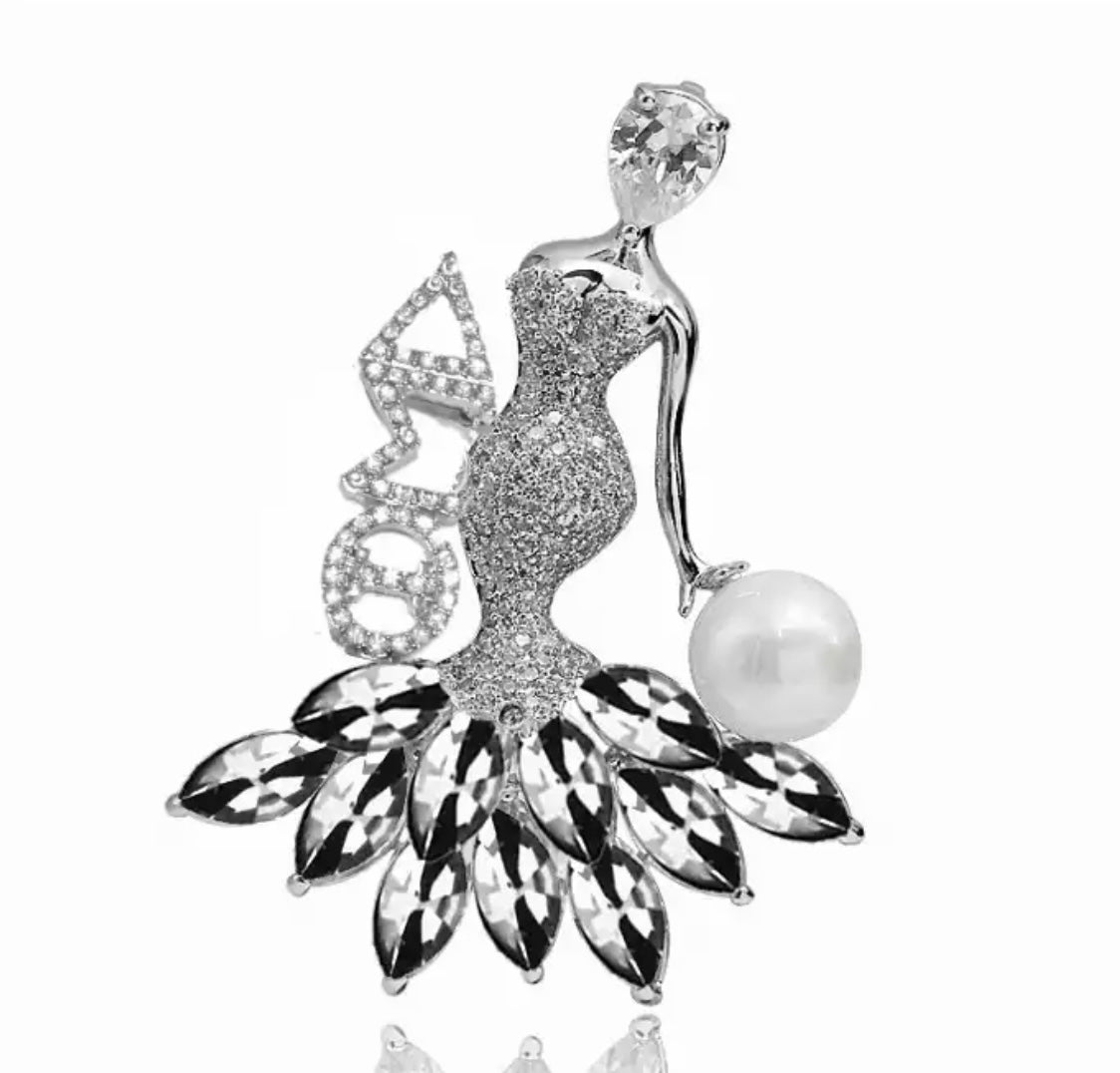 DST Diva Brooch/Pin with Keepsake Pouch