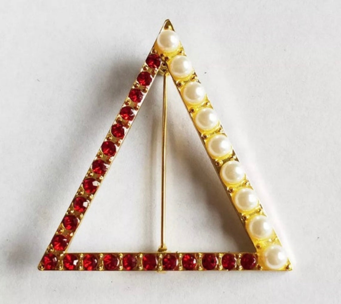 DST, “Pyramid” Brooch, Two Variations Available with Keepsake Pouch