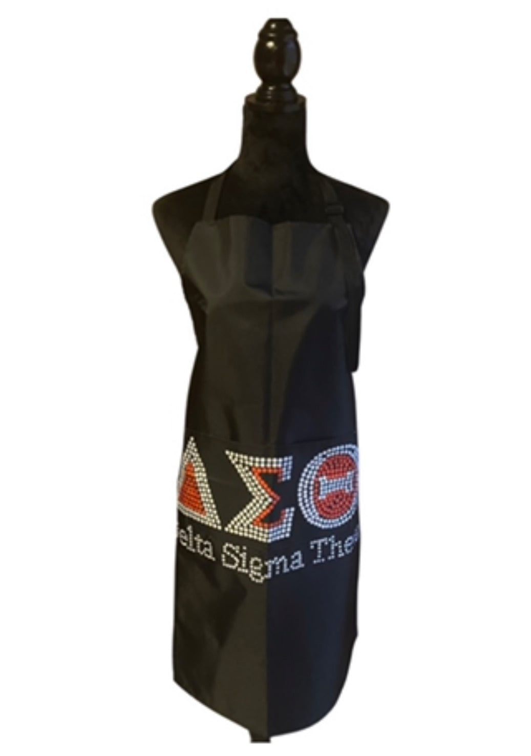 DST, Black Apron with Pockets, Waterproof/Oil Proof