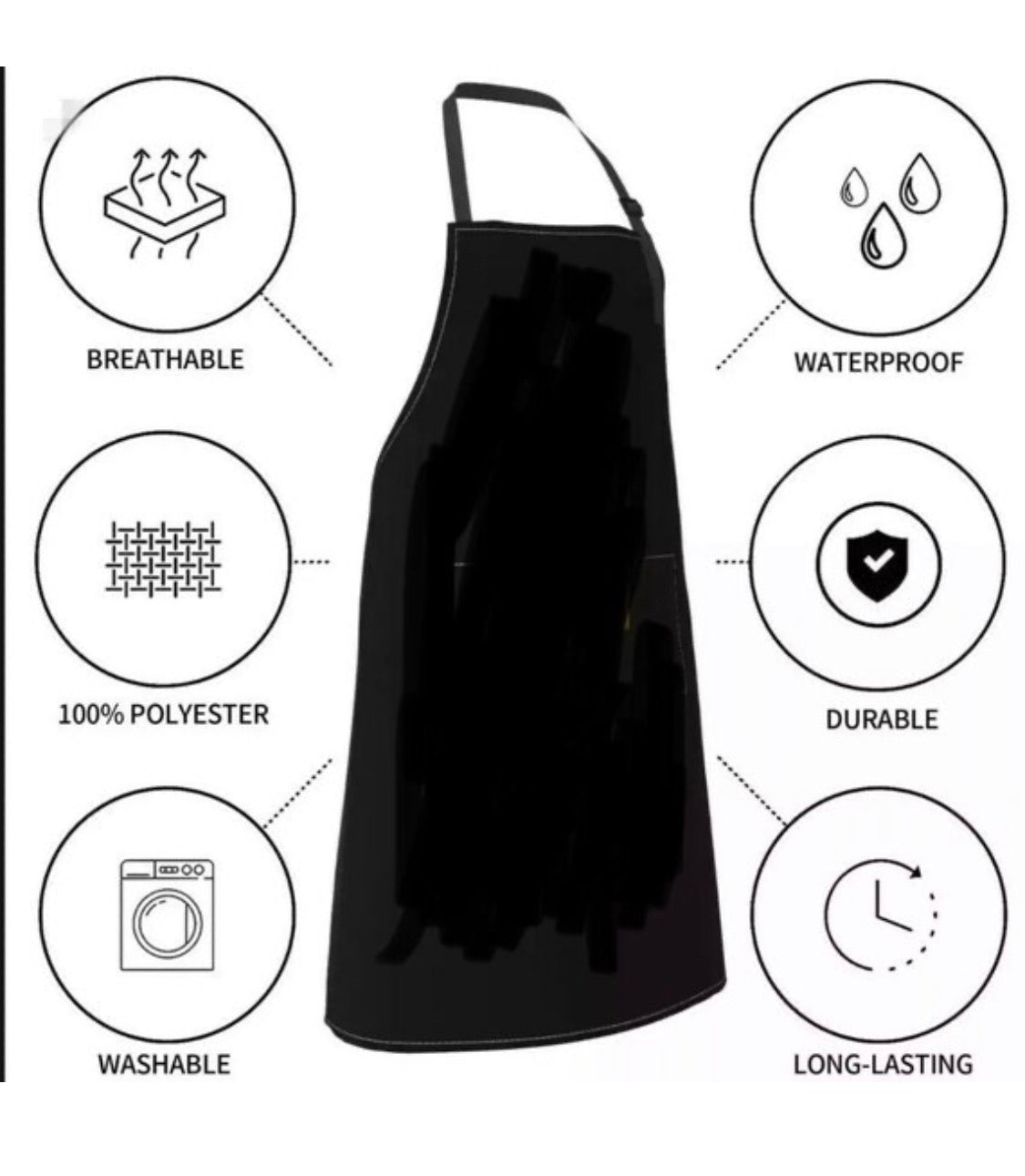 PBS, Phi Beta Sigma, Oil/Waterproof Apron