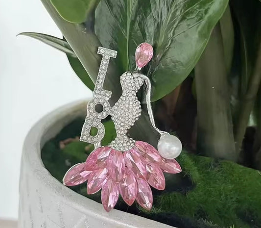 TLOD, Top Ladies of Distinction, Lady TLOD Brooch with Keepsake Pouch