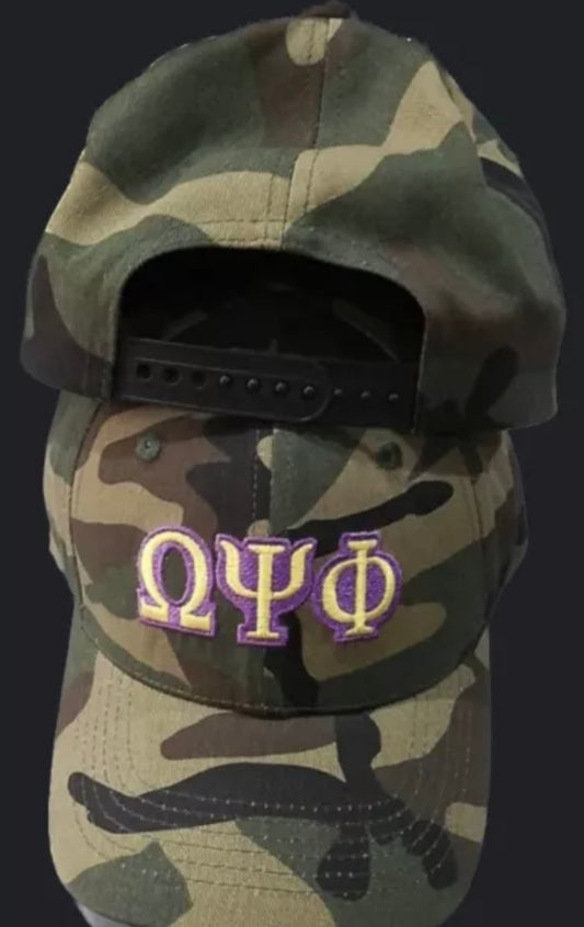 OPP, Omega Psi Phi, Baseball Hat with Letters