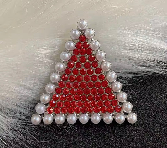 DST, Delta Sigma Theta, Crimson and Cream Pyramid, With Keepsake Pouch