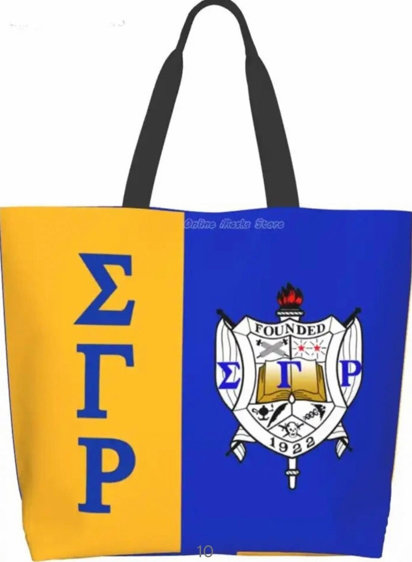 SGR, Sigma Gamma Rho, Tote/Bag, Large