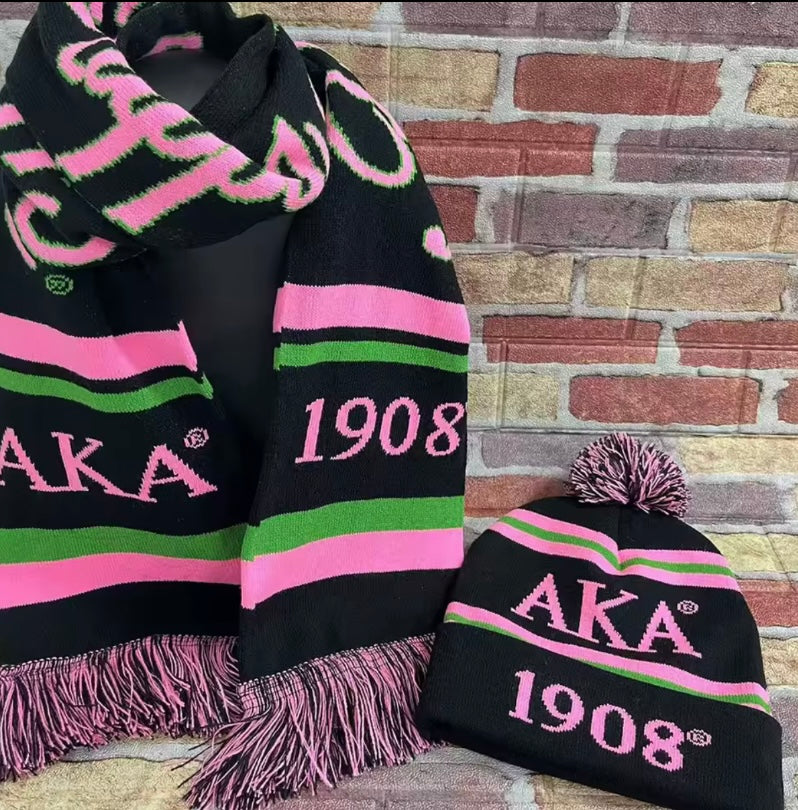 AKA Scarf and Hat Set