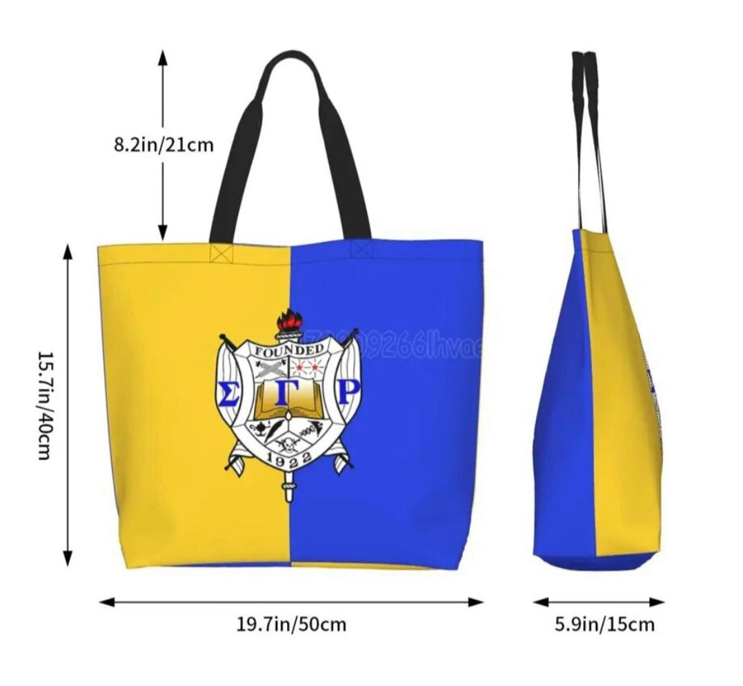 SGR, Sigma Gamma Rho, Tote/Bag, Large