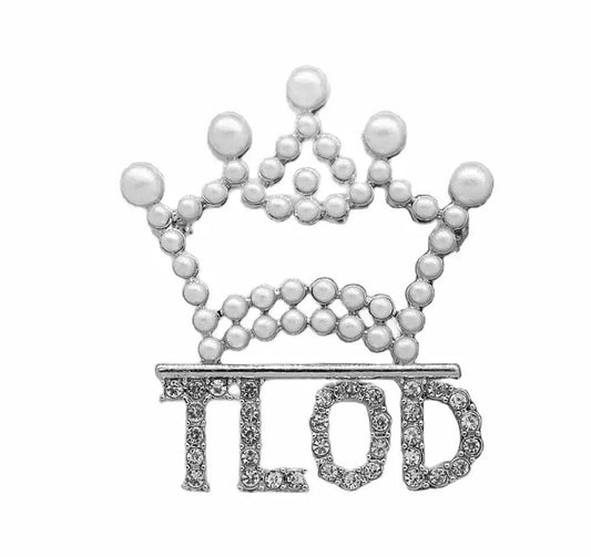 TLOD, Top Ladies of Distinction, TLOD Crown Brooch with Keepsake Pouch