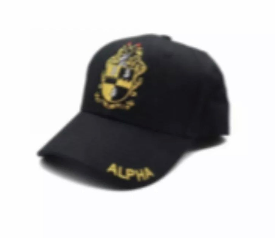 APA, Alpha Phi Alpha, Embroidered Baseball Cap with Letters