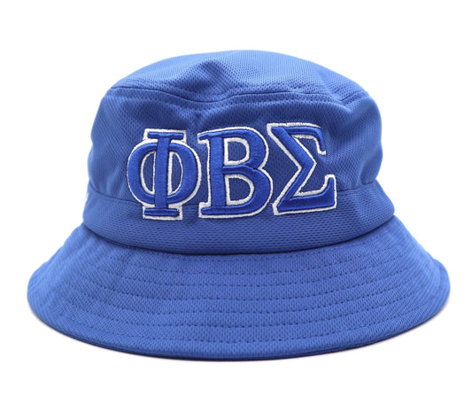 PBS, PHI BETA SIGMA, Embroidered Bucket Hat with Letters, PRE-ORDER