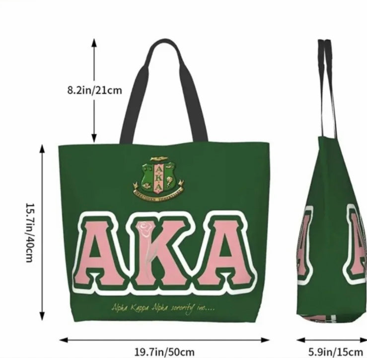 AKA, Alpha Kappa Alpha, AKA, Tote/Bag, Large