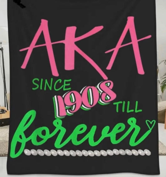 AKA, Alpha Kappa Alpha, AKA Forever Throw, SOLD OUT, PRE-ORDER, NEW SHIPMENT COMING SOON