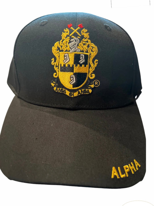 APA, Alpha Phi Alpha, Embroidered Baseball Cap with Letters