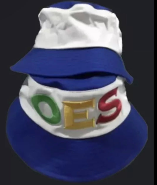 OES, Order Of The Eastern Star, Embroidered Bucket Hat