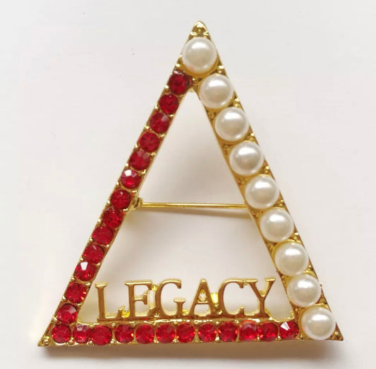 DST, XL, “LEGACY” Brooch! With Keepsake Pouch