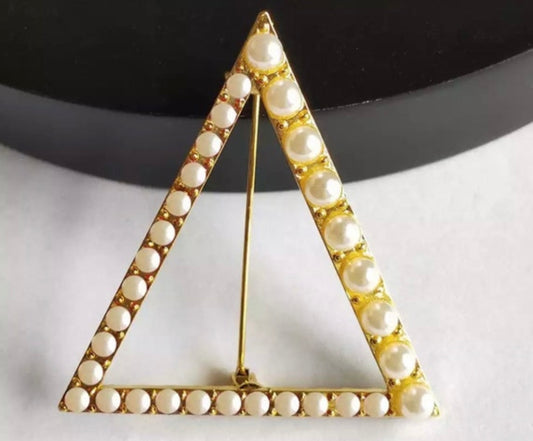 DST, “Pyramid” Brooch, Two Variations Available with Keepsake Pouch