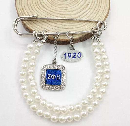 ZPB Large Pin with Pearls