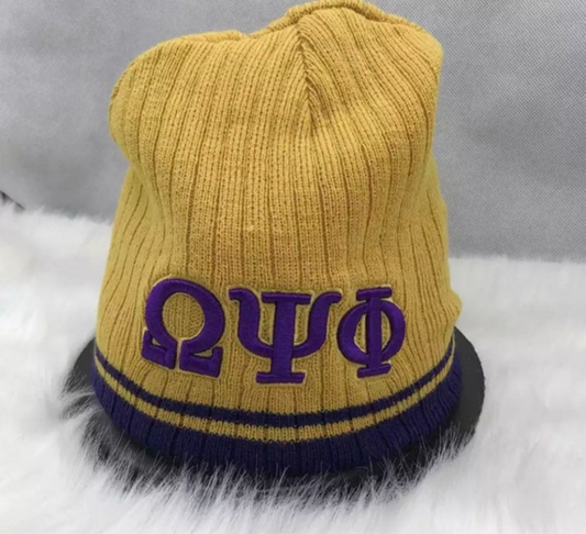 OPP, Omega Psi Phi Knit Beenie/Cap