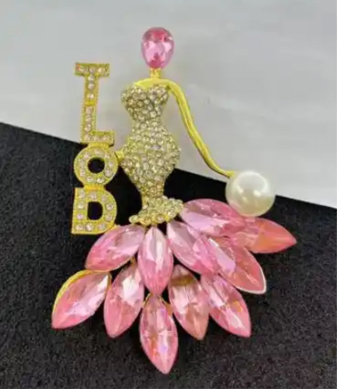 TLOD, Top Ladies of Distinction, Lady TLOD Brooch with Keepsake Pouch