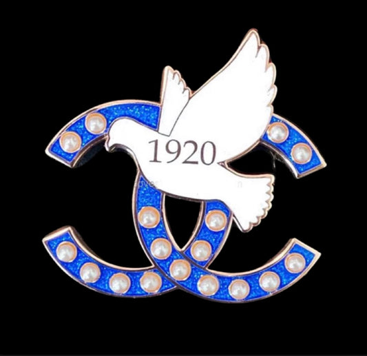 ZPB 1920 Classic Couture Brooch, RARE, with Keepsake Pouch