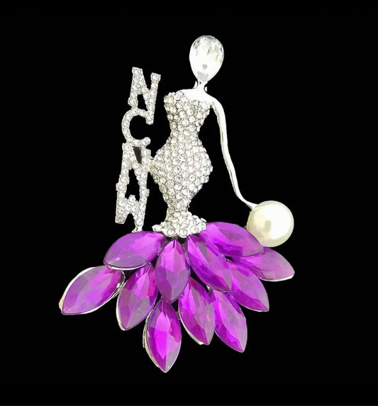 NCNW, Lady NCNW Brooch with Keepsake Pouch